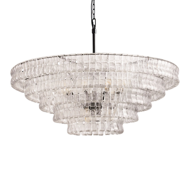 Candeeiro de teto de lustre redondo Venetia