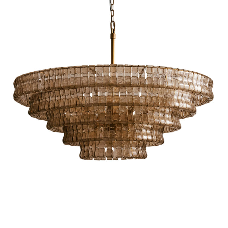 Candeeiro de teto de lustre redondo Venetia