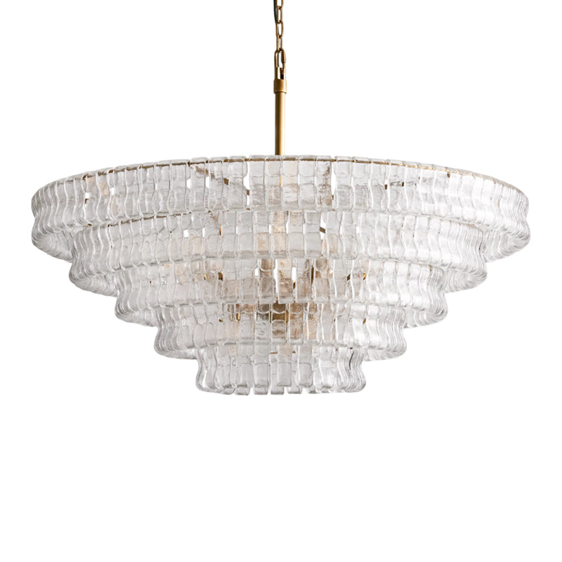 Candeeiro de teto de lustre redondo Venetia