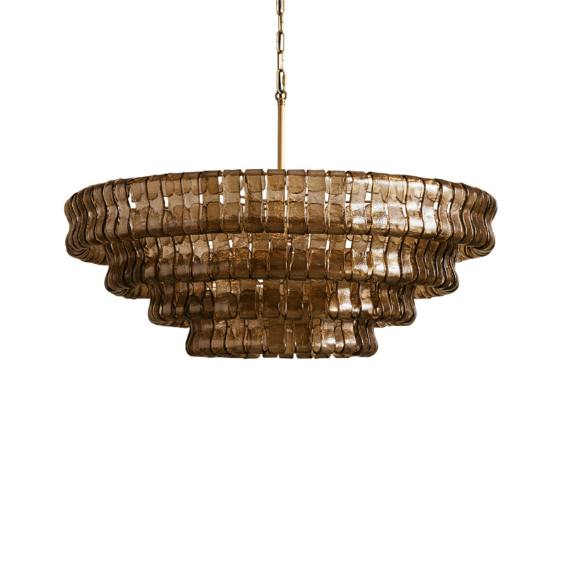 Candeeiro de teto de lustre redondo Venetia
