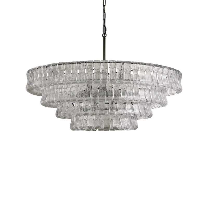 Candeeiro de teto de lustre redondo Venetia