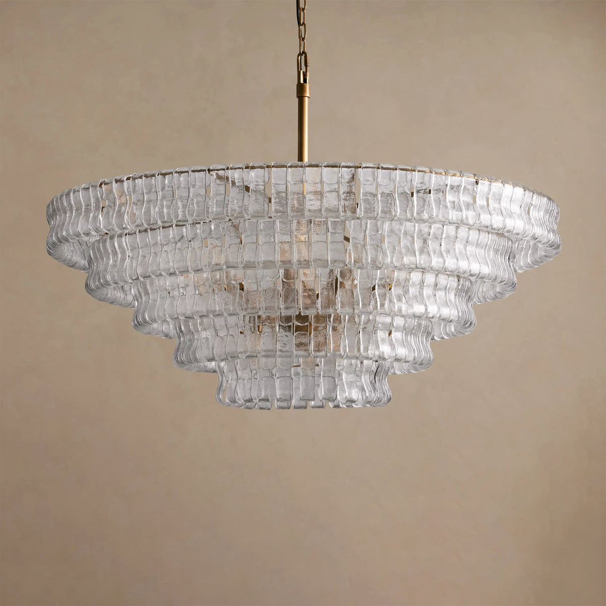 Candeeiro de teto de lustre redondo Venetia