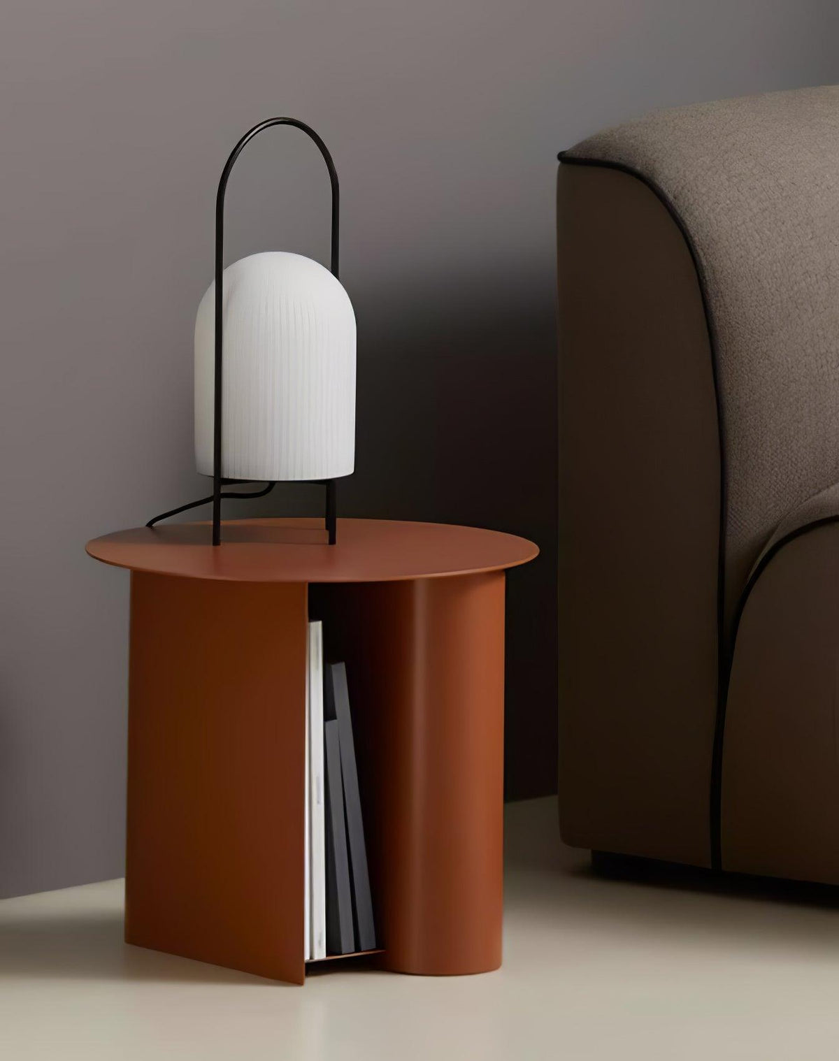 Firaie minimalistisk bordlampe i glas