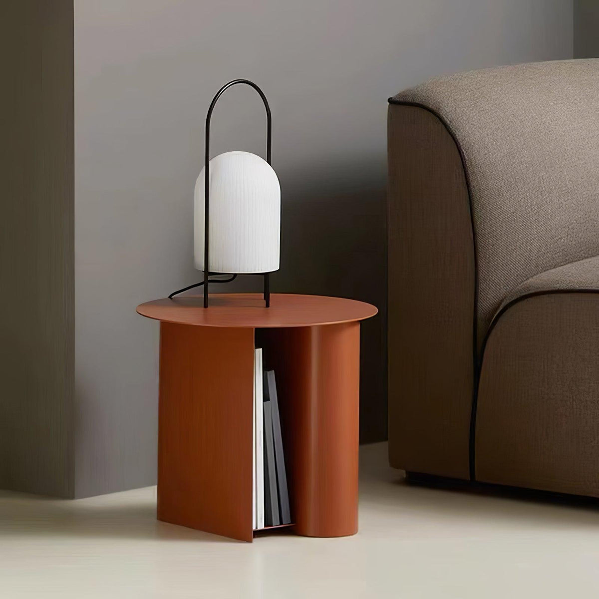 Firaie minimalistisk bordlampe i glas