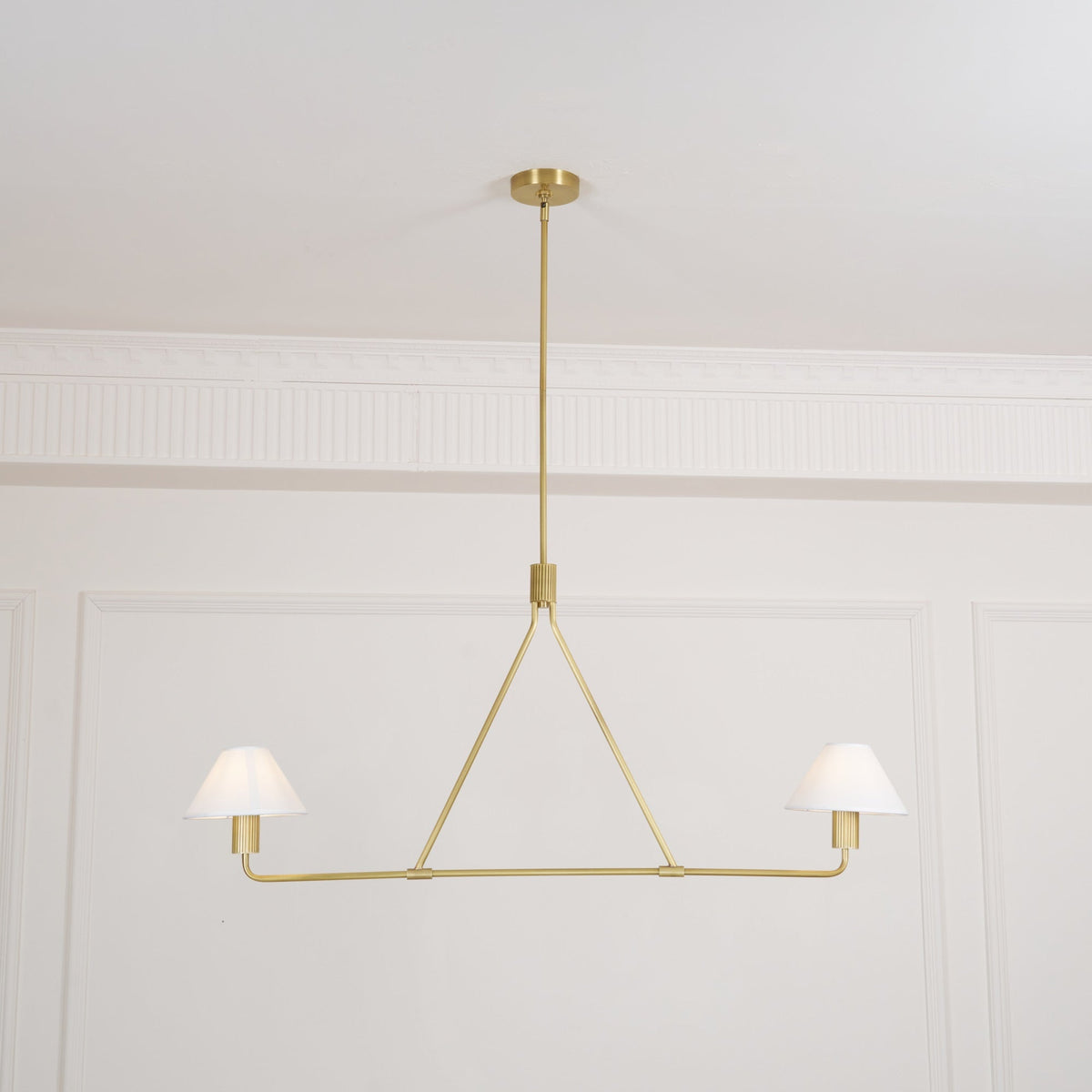 Candelabro de vaso com cúpula cónica, minimalista