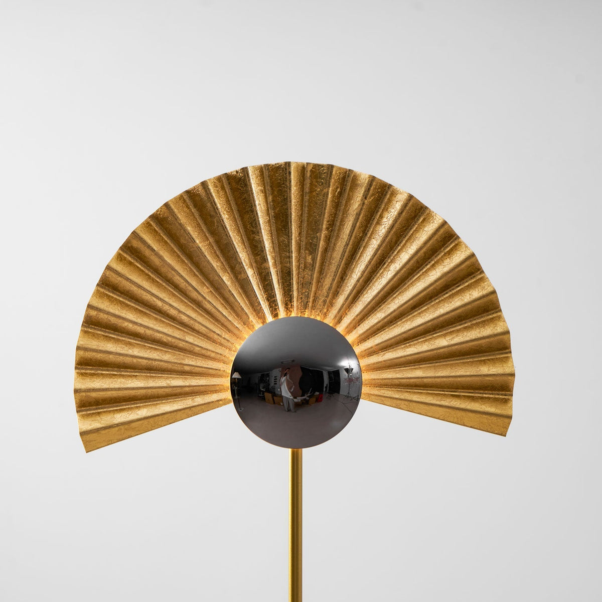 Candeeiro de pé Solvaar Gilded Fan