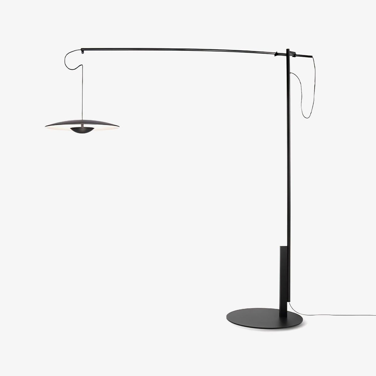 Ferinira minimalistisk golvlampa i aluminium