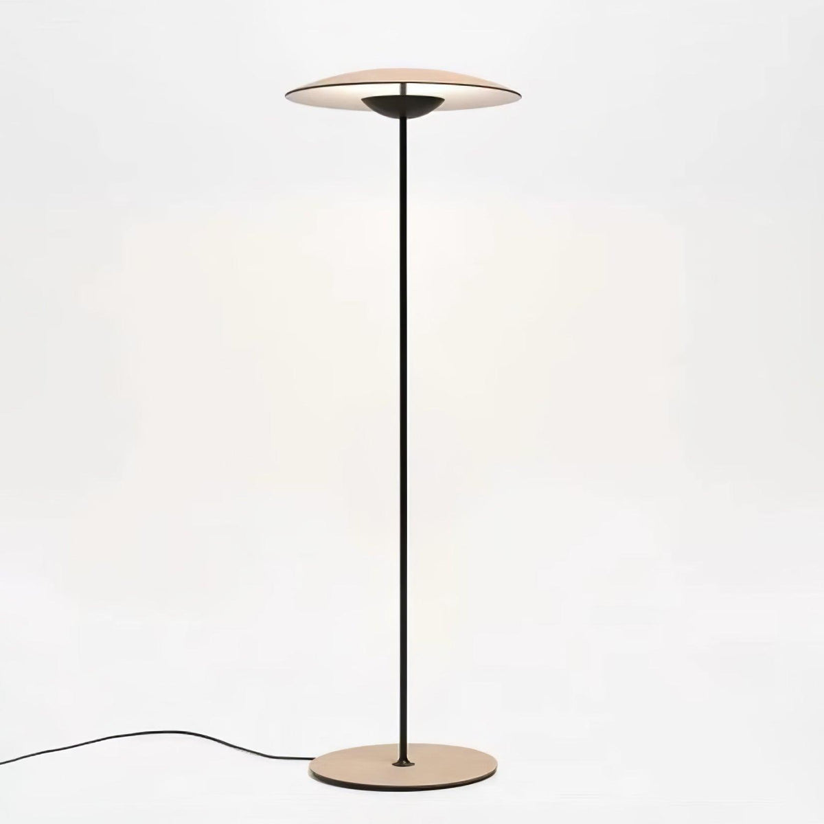 Ferinira minimalistisk golvlampa i aluminium