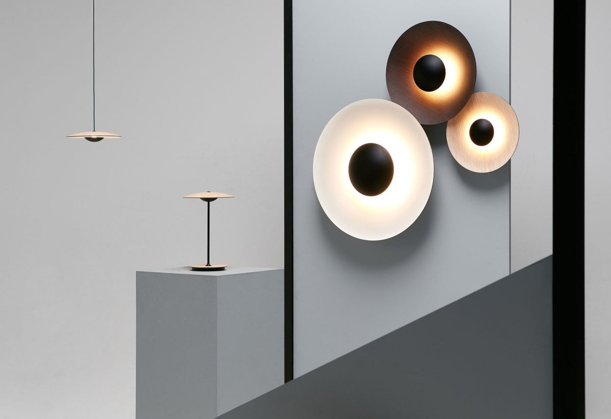 Ginger modern minimalistisk rund vägglampa