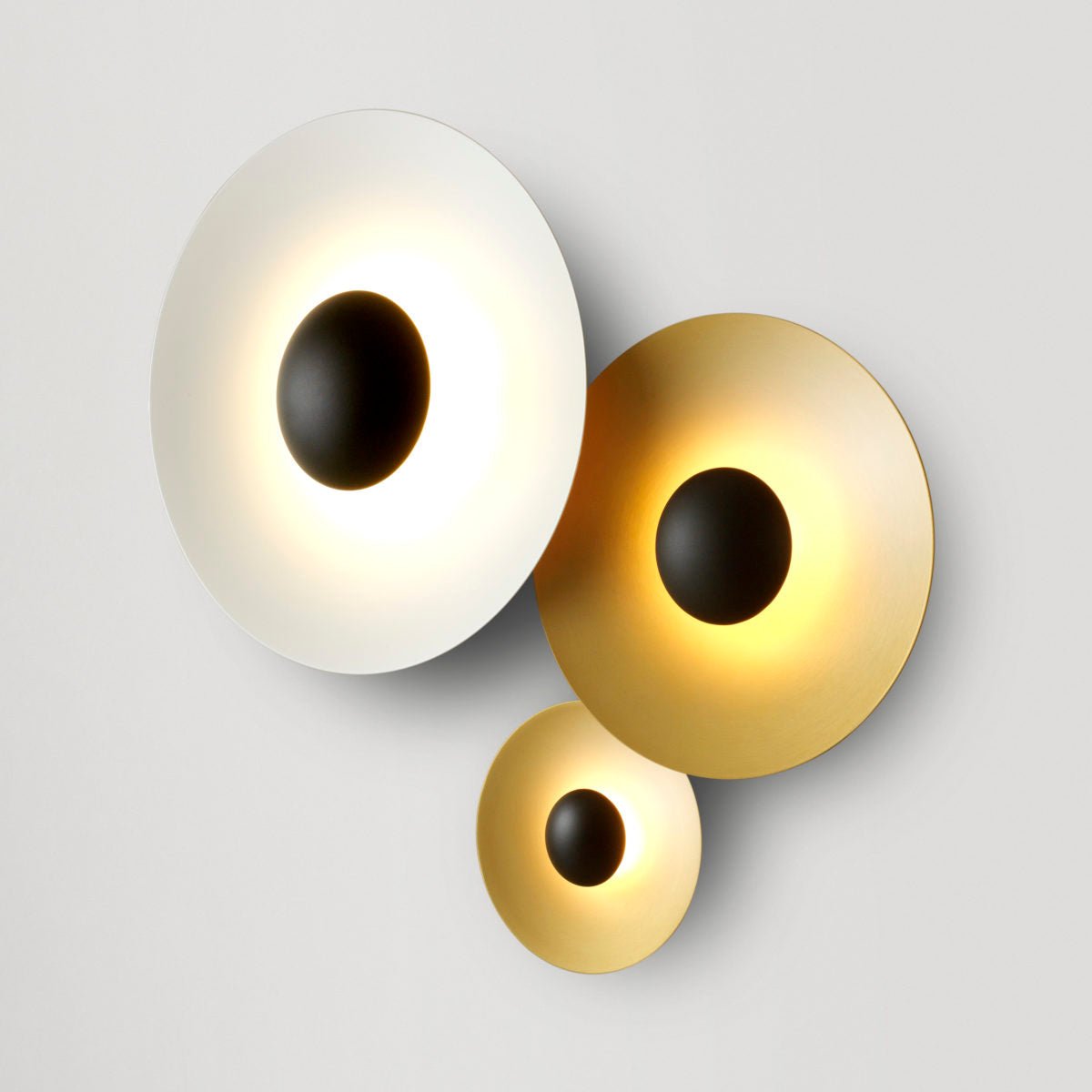 Ginger modern minimalistisk rund vägglampa