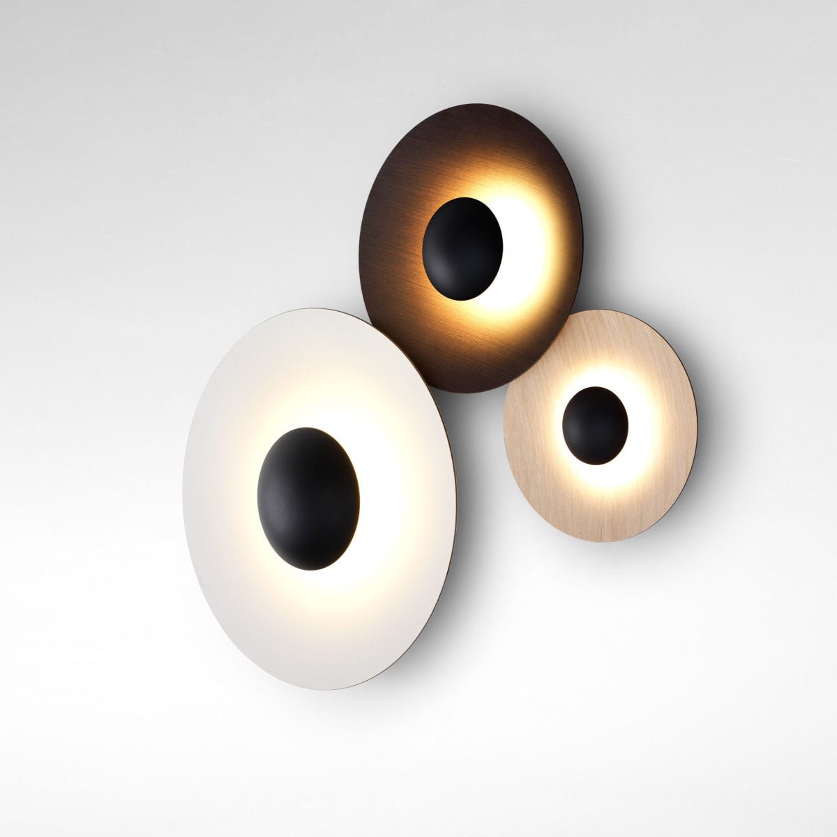 Ginger modern minimalistisk rund vägglampa