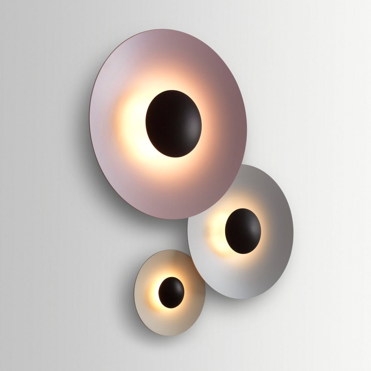 Ginger modern minimalistisk rund vägglampa