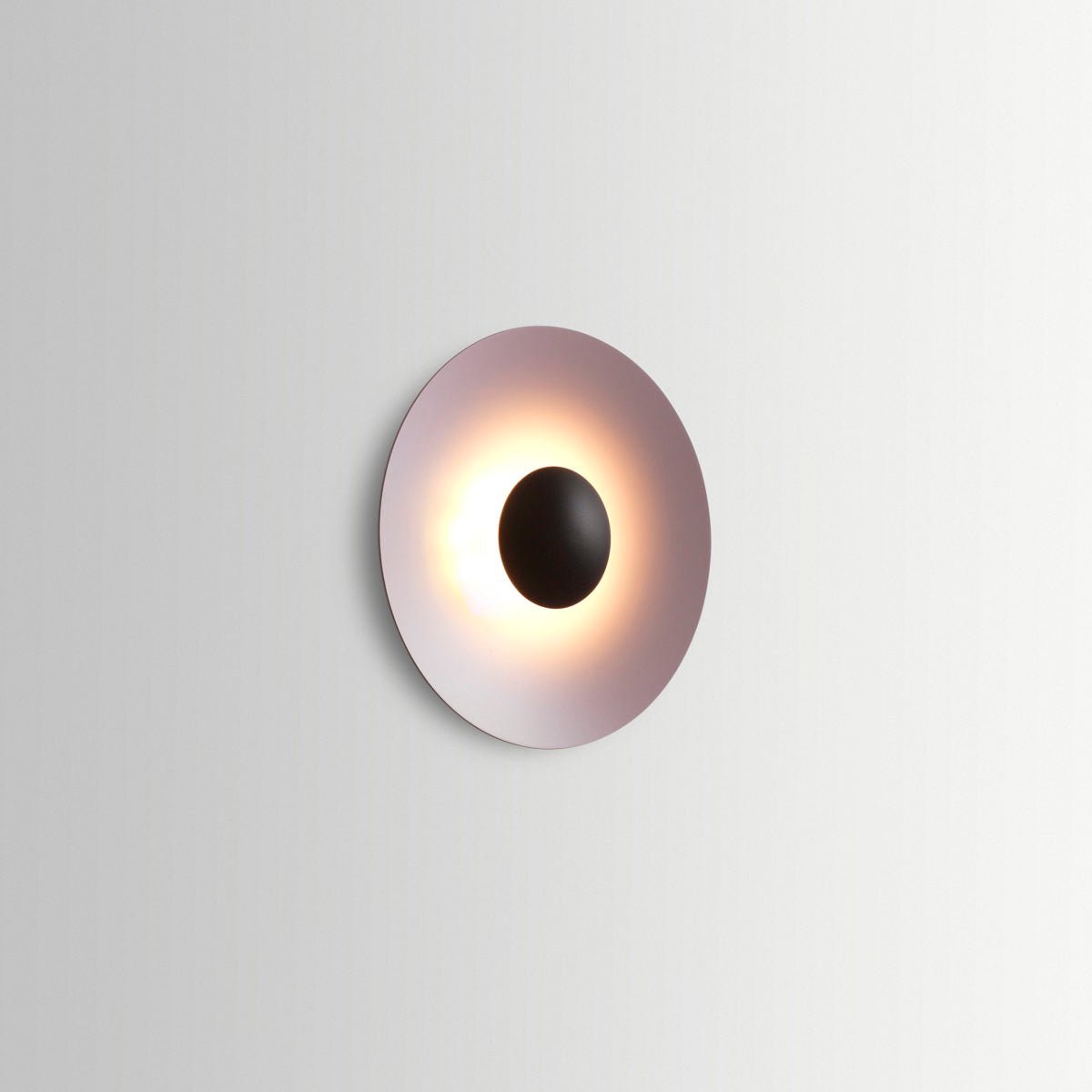 Ginger modern minimalistisk rund vägglampa