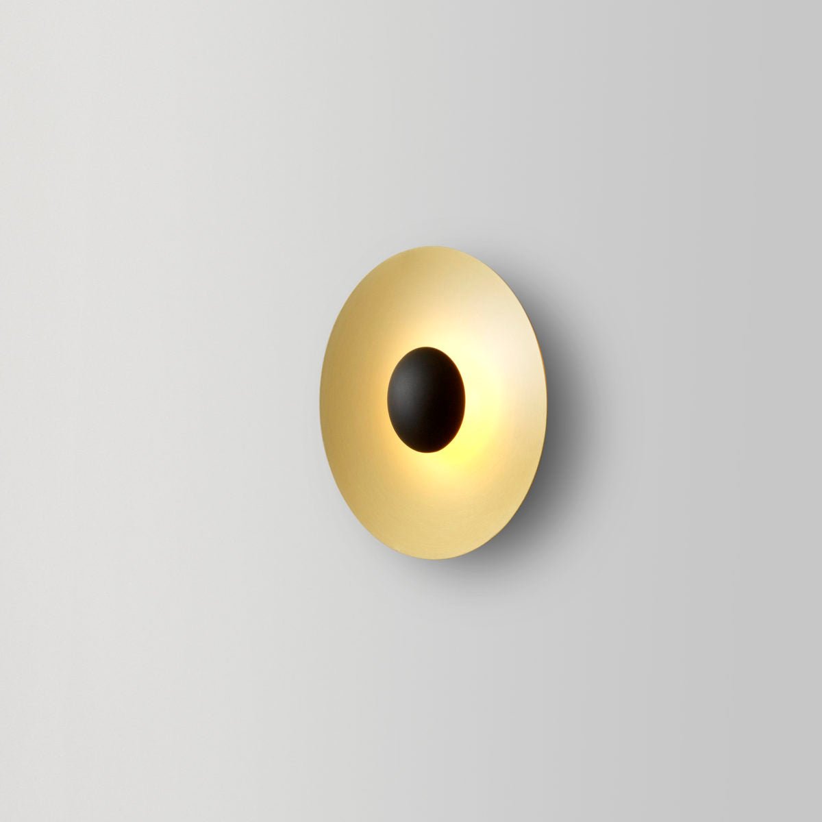 Ginger modern minimalistisk rund vägglampa