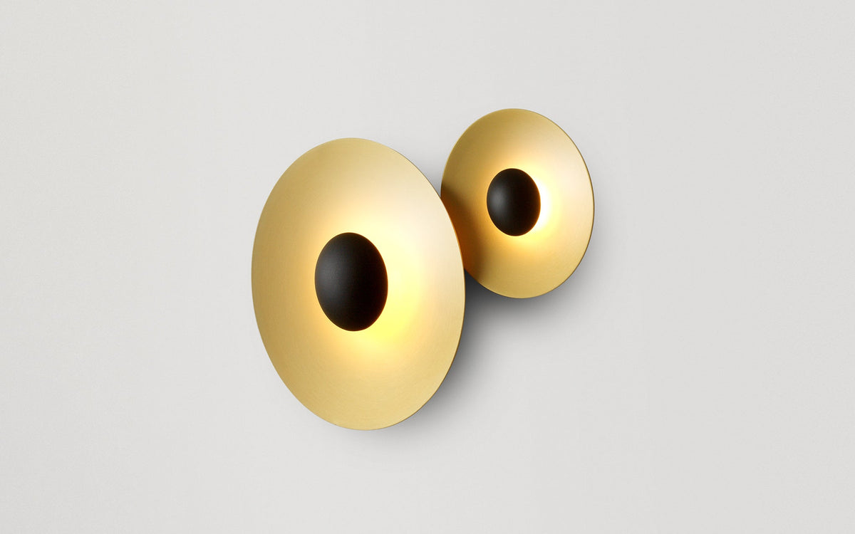 Ginger modern minimalistisk rund vägglampa