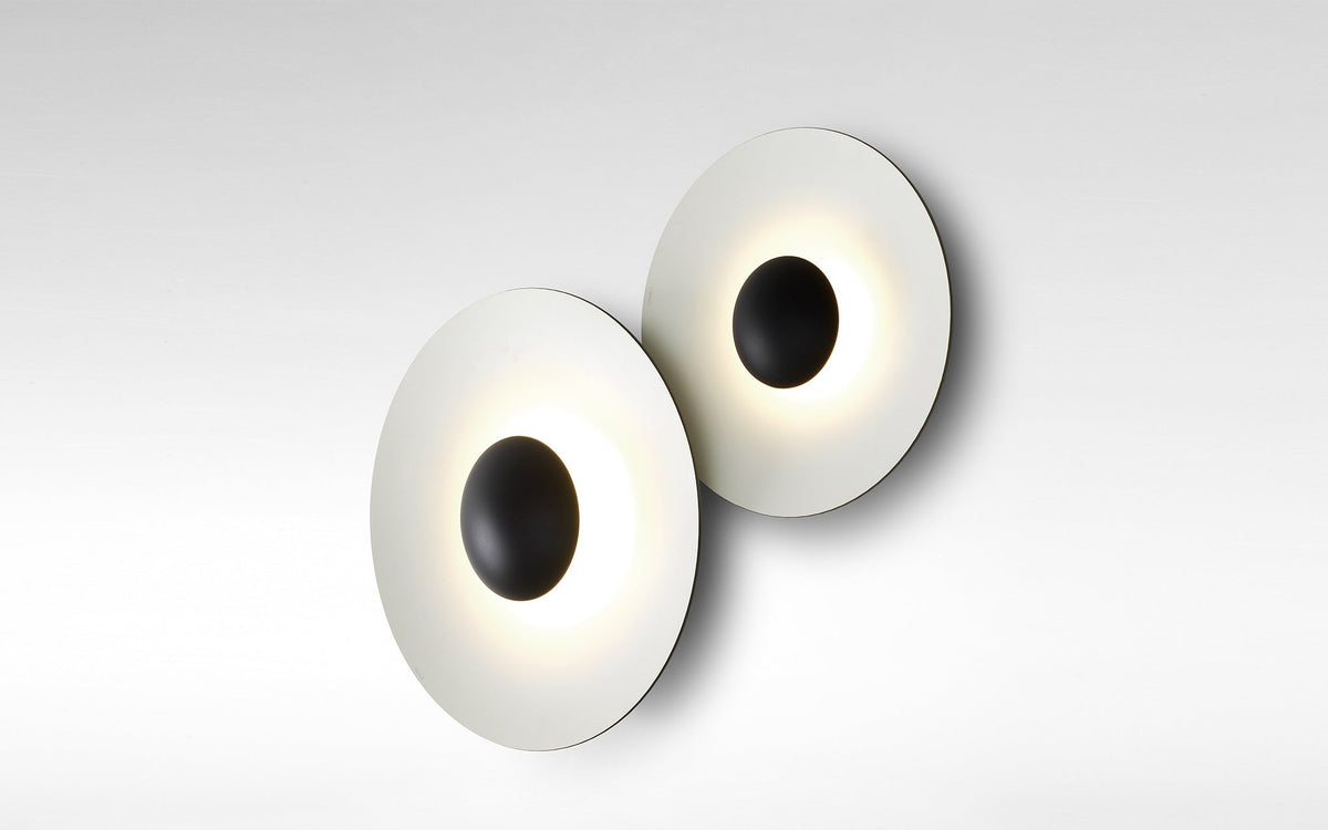 Ginger modern minimalistisk rund vägglampa