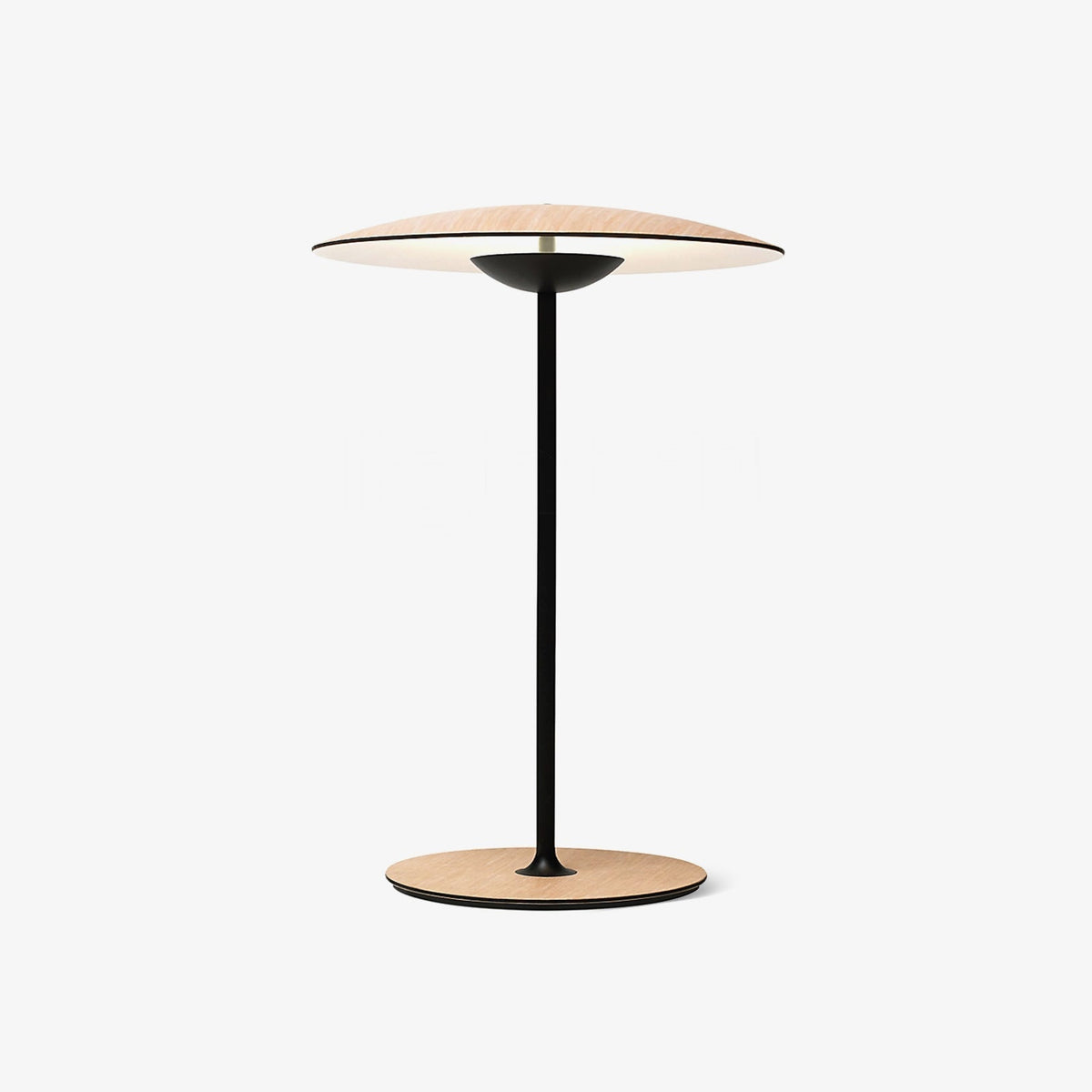 Candeeiro de mesa Elaarelia fino e minimalista