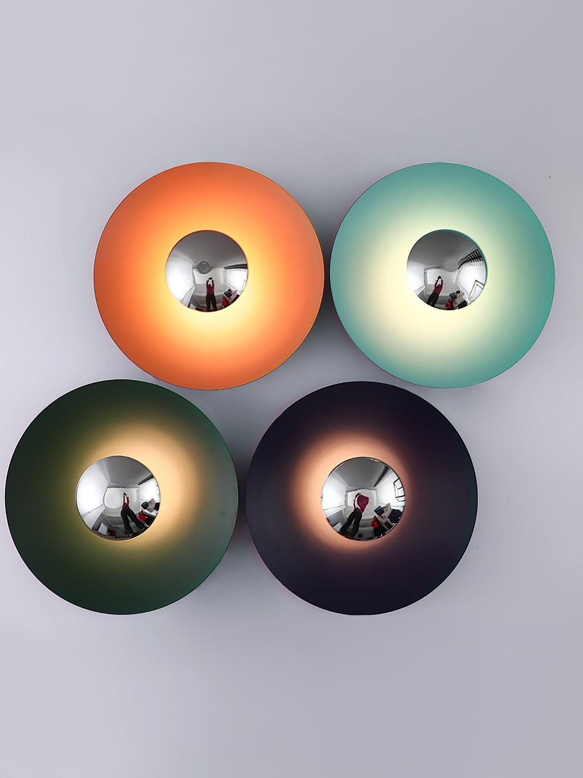 Erlirora enkel vägglampa med mjukt sken, plug-in
