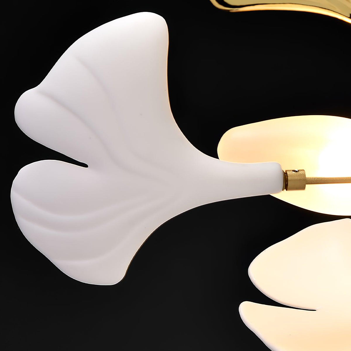 Aruxin art deco -tyylinen alaspäin kaartuva neidonhiuspuukattokruunu