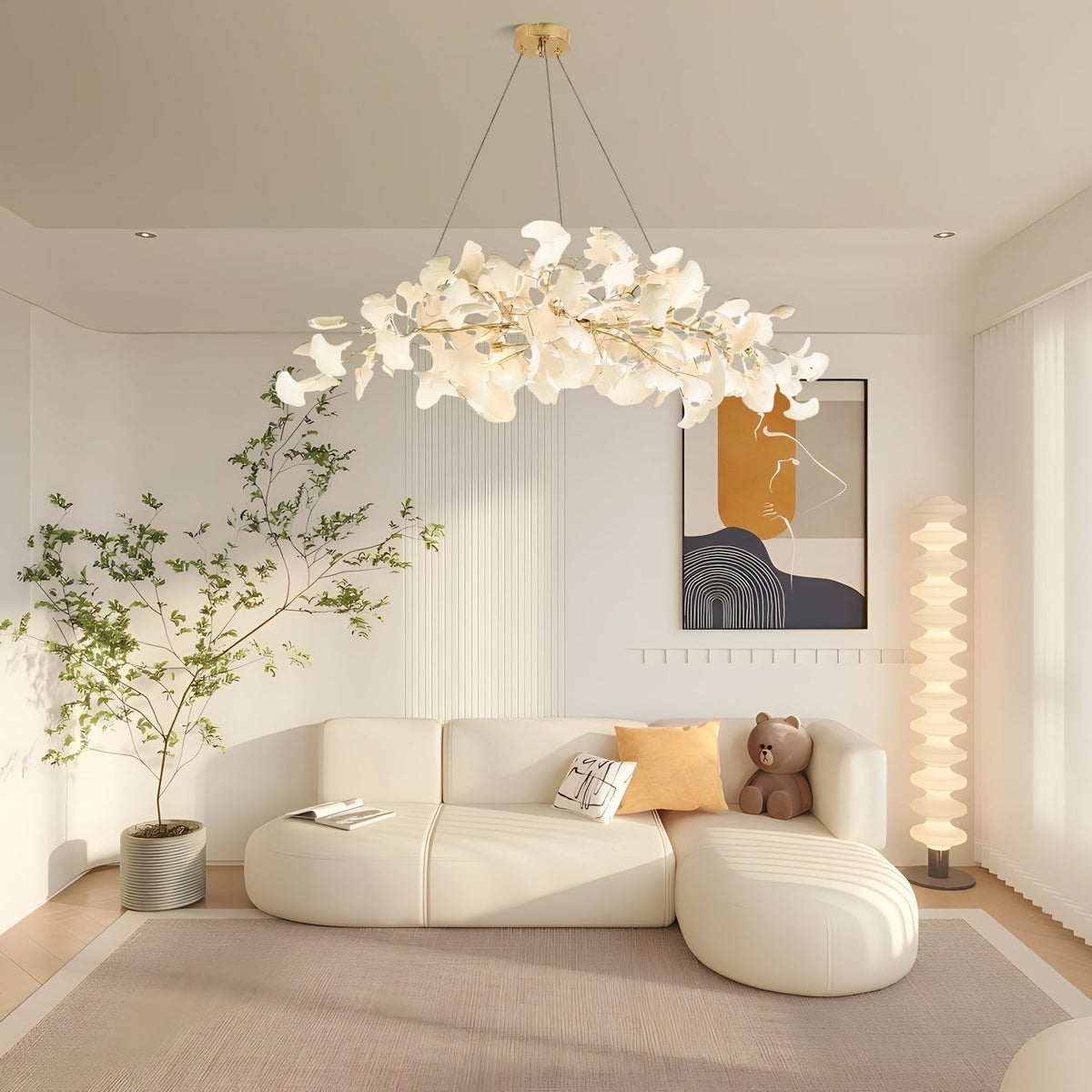 Aruxin art deco -tyylinen alaspäin kaartuva neidonhiuspuukattokruunu