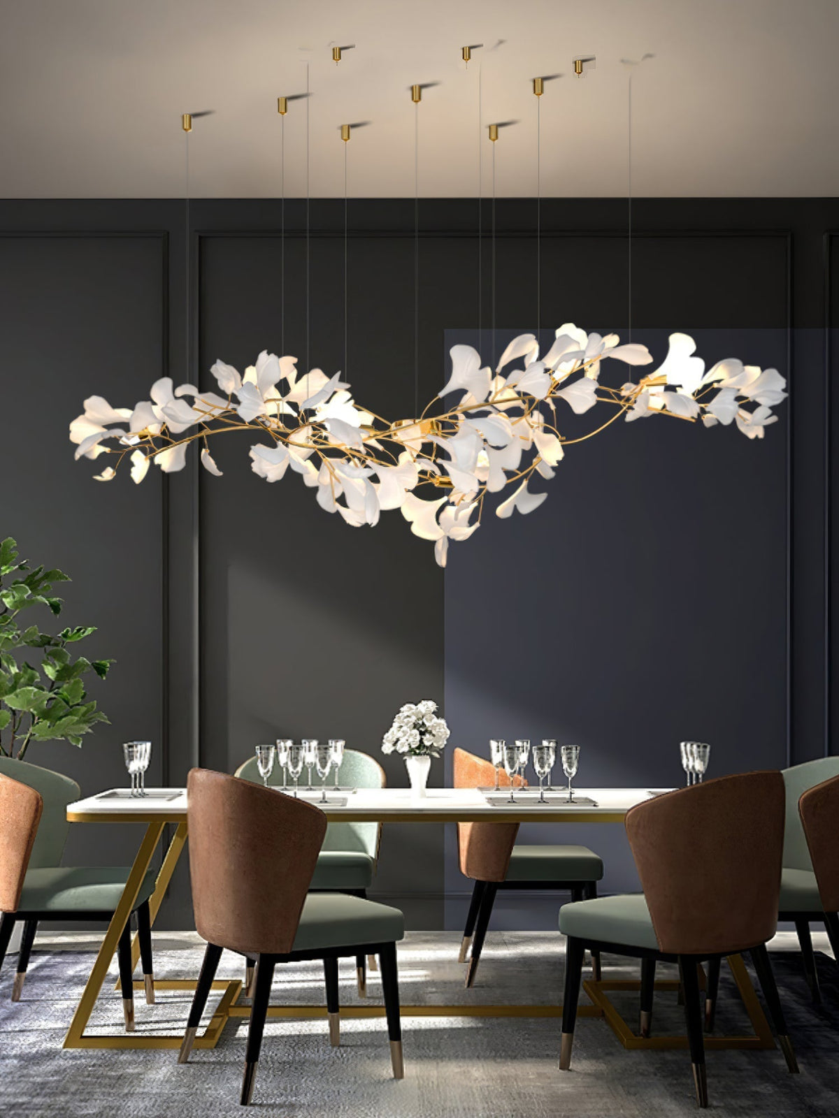 Calaena gingko-lysekrone