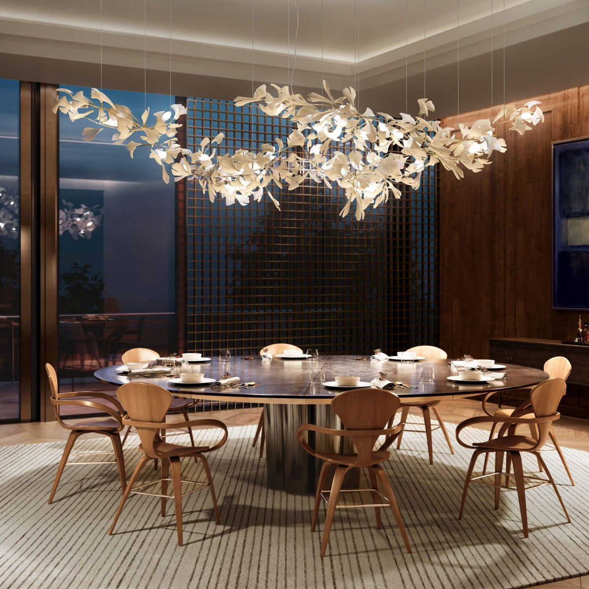 Candelabro Ginkgo Cluster