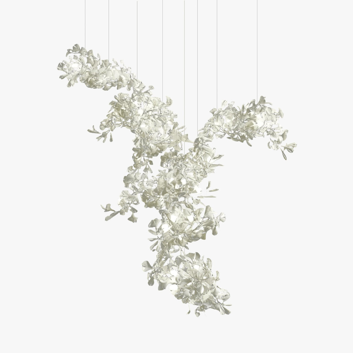 Candeeiro de teto de cerâmica combinado com ginkgo Cerivissa