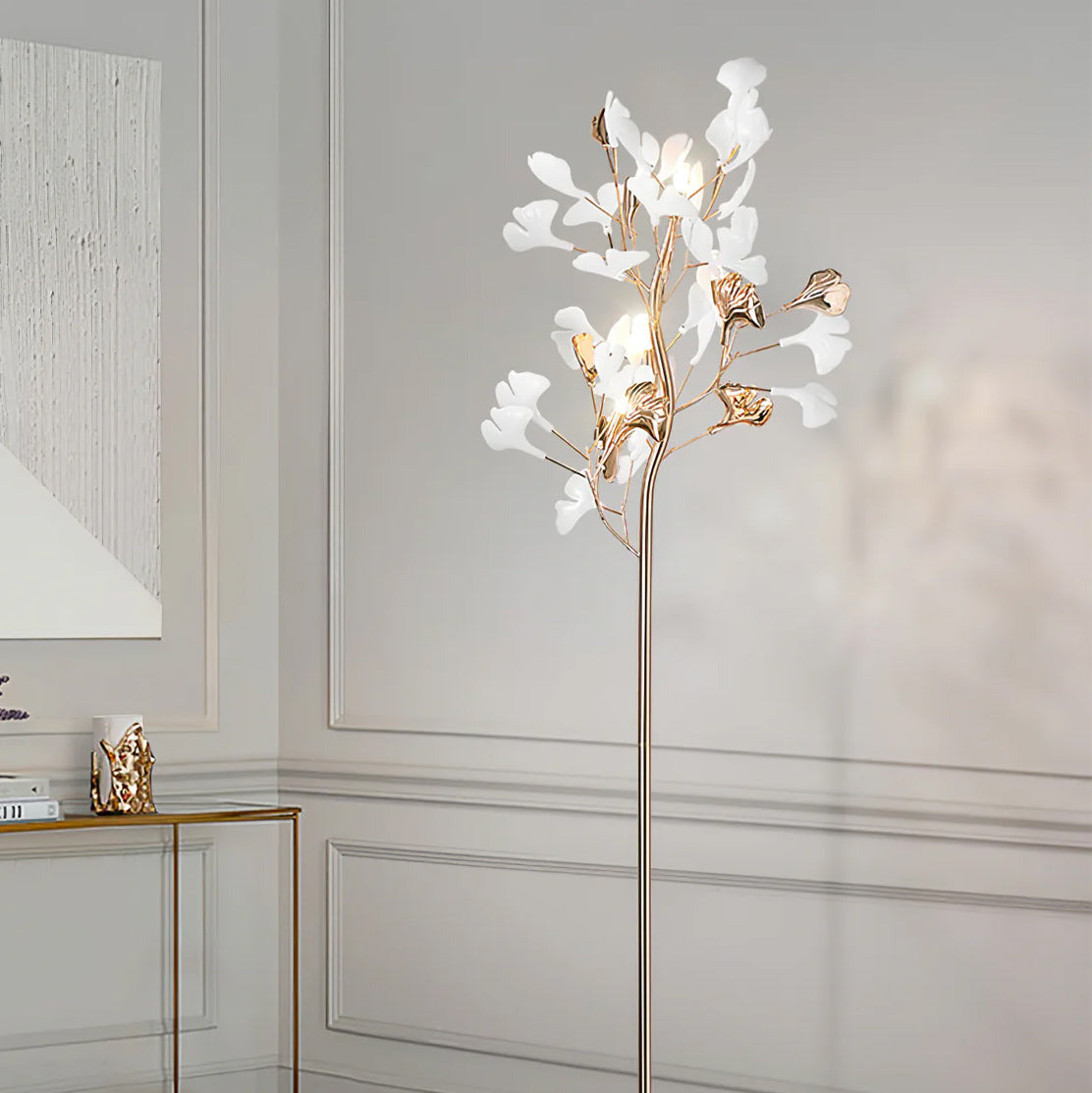 Ella Floor Lamp Gingko Ceramics