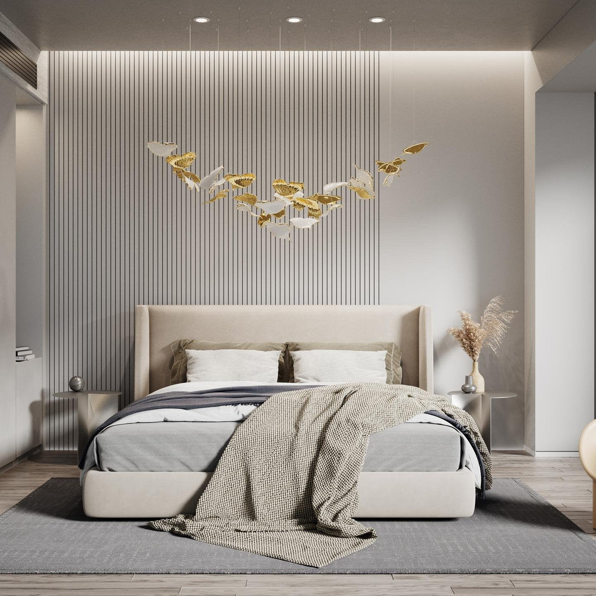 Ucareth pendellampe med bladdesign