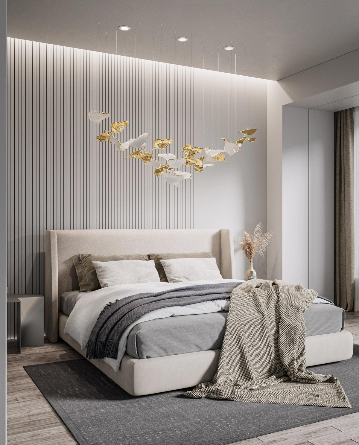 Ucareth pendellampe med bladdesign