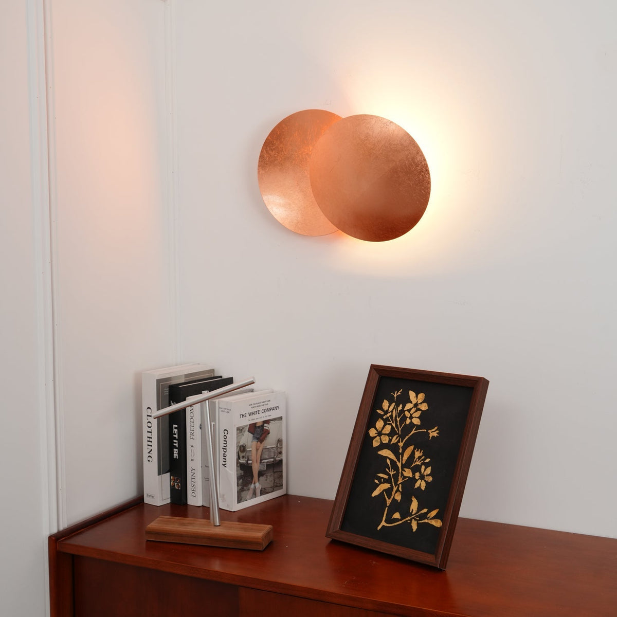 Candeeiro de parede artístico moderno e minimalista Fioris