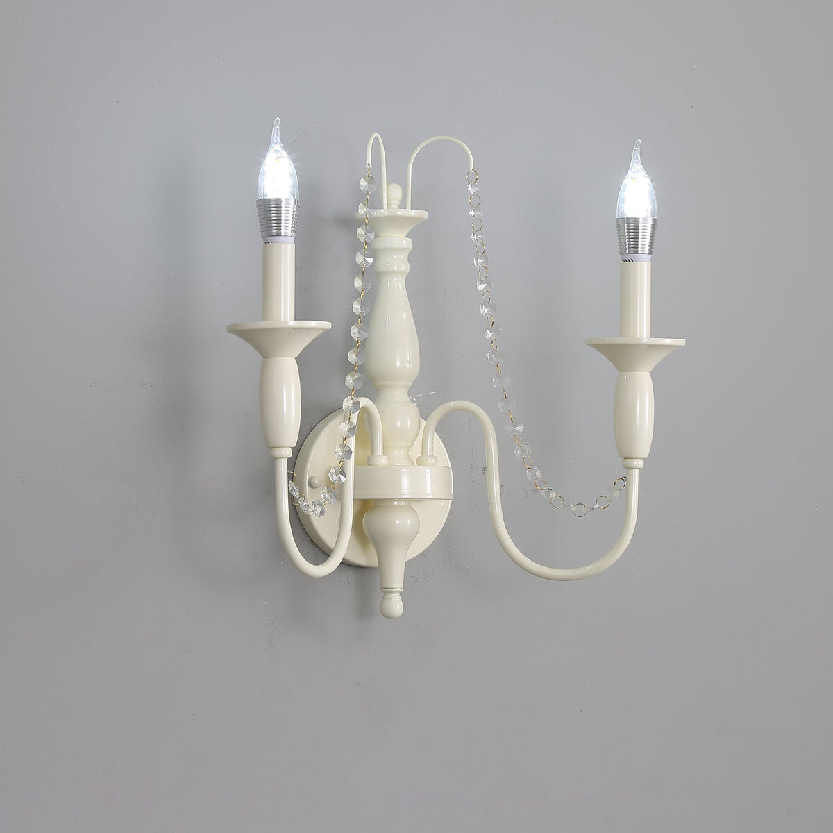 Vatalisra vintage industriell vägglampa i glas
