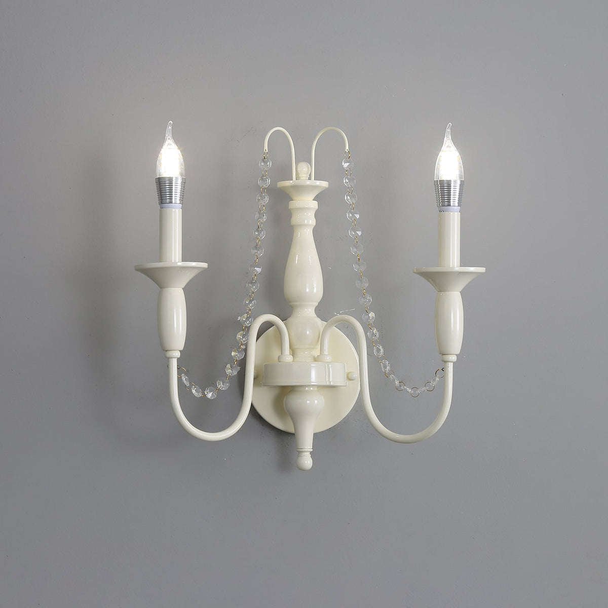 Vatalisra vintage industriell vägglampa i glas