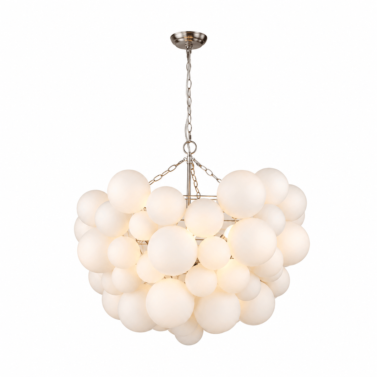 Lustre Velly com bolhas de bolas de vidro