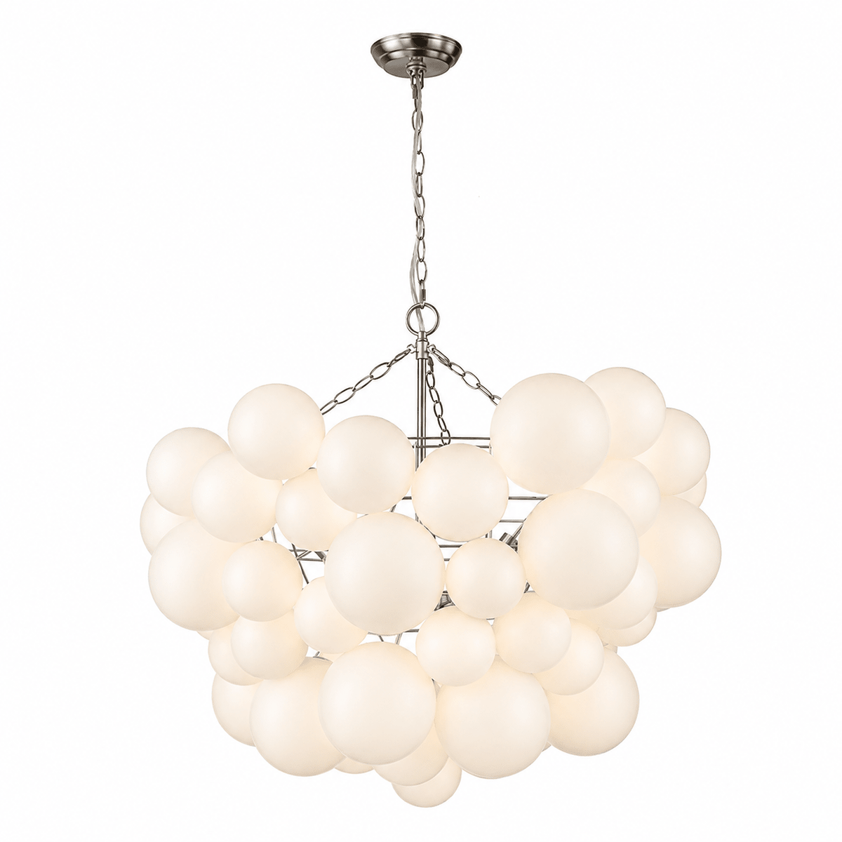 Lustre Velly com bolhas de bolas de vidro