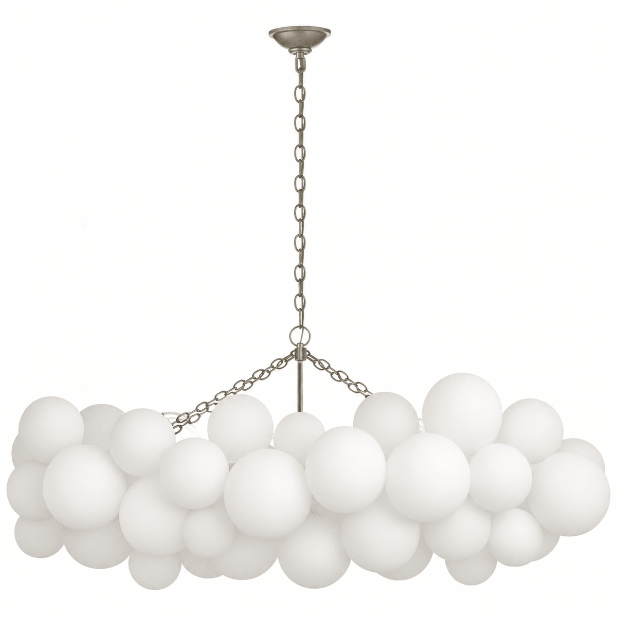 Lustre Velly com bolhas de bolas de vidro