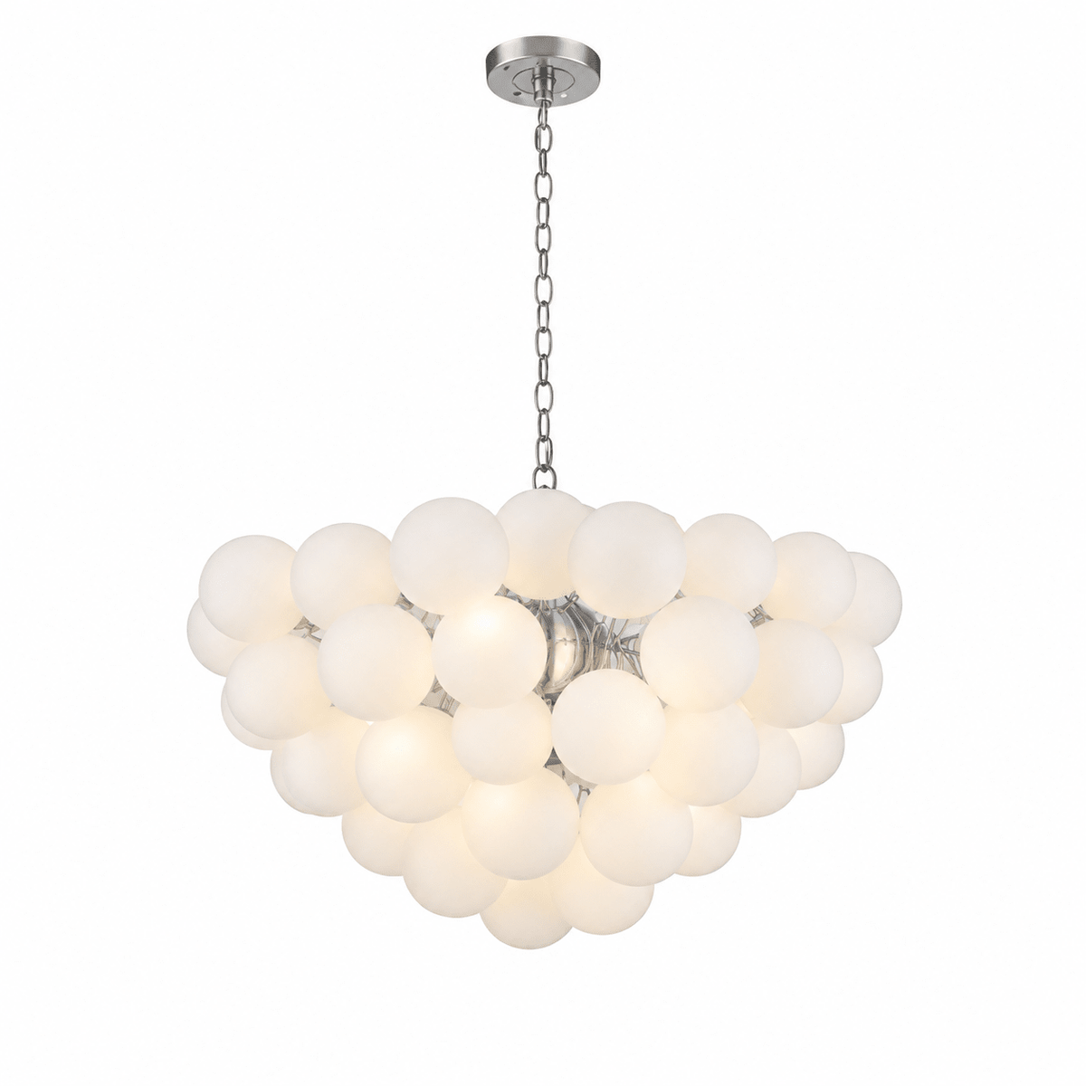 Lustre Velly com bolhas de bolas de vidro