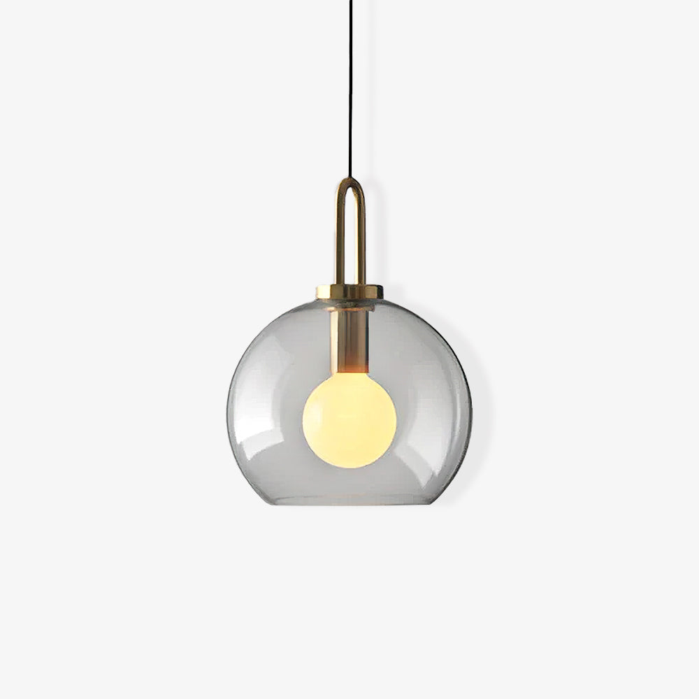 Sevelo pendel i matteret glas, swag-design, justerbar