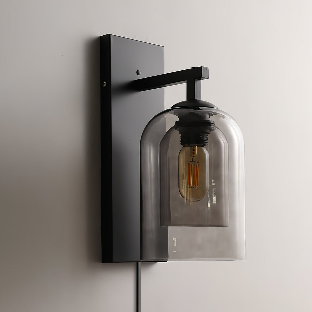 Candeeiro de parede Celerira de arte nórdica, tubular, com ficha