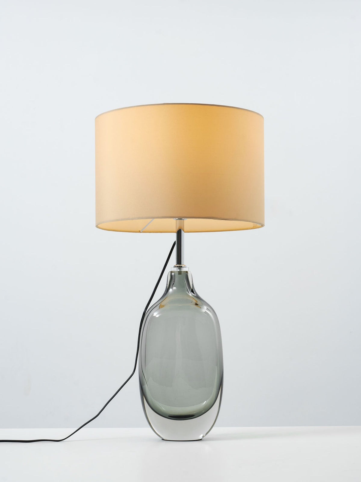 Candeeiro de mesa Someray em cristal vidrado