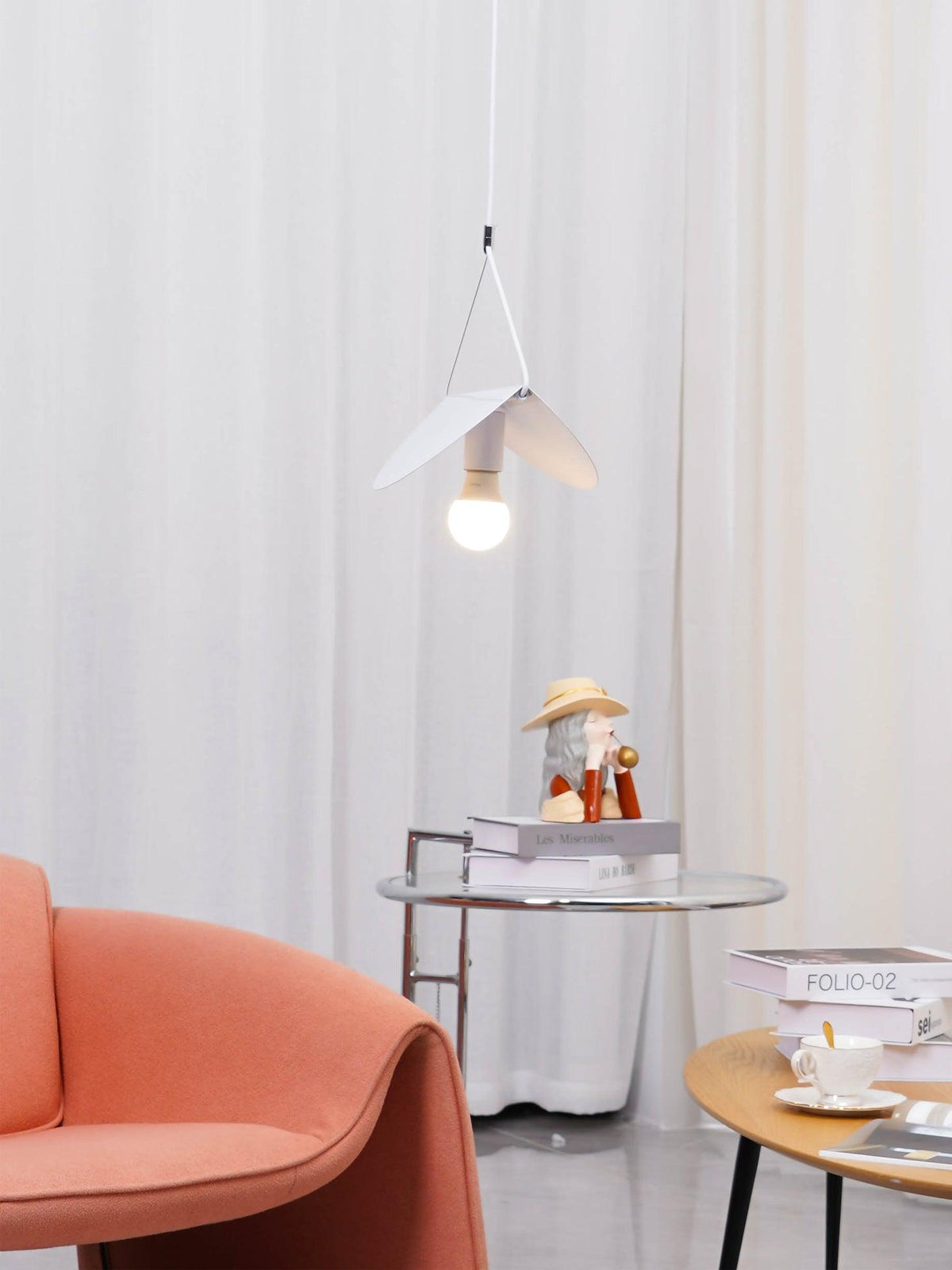 Candeeiro suspenso artístico premium Glider Halten