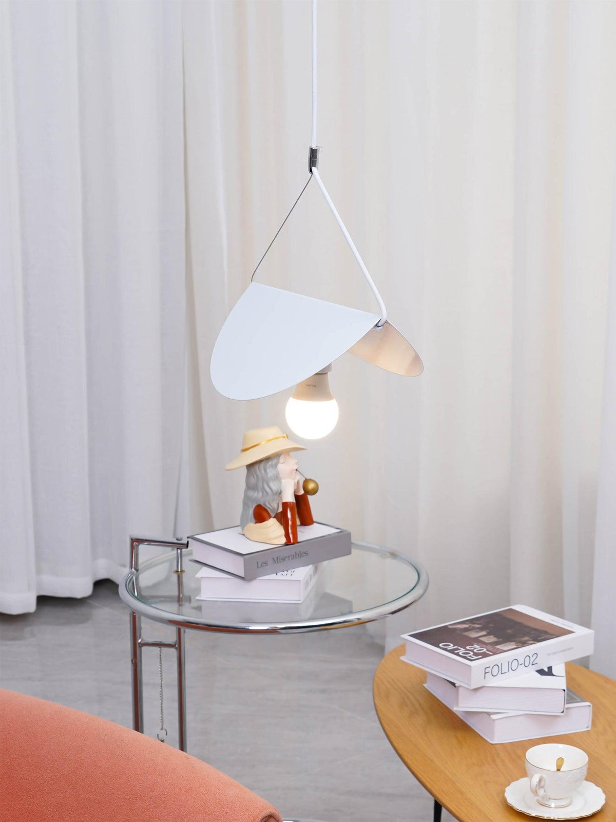 Candeeiro suspenso artístico premium Glider Halten
