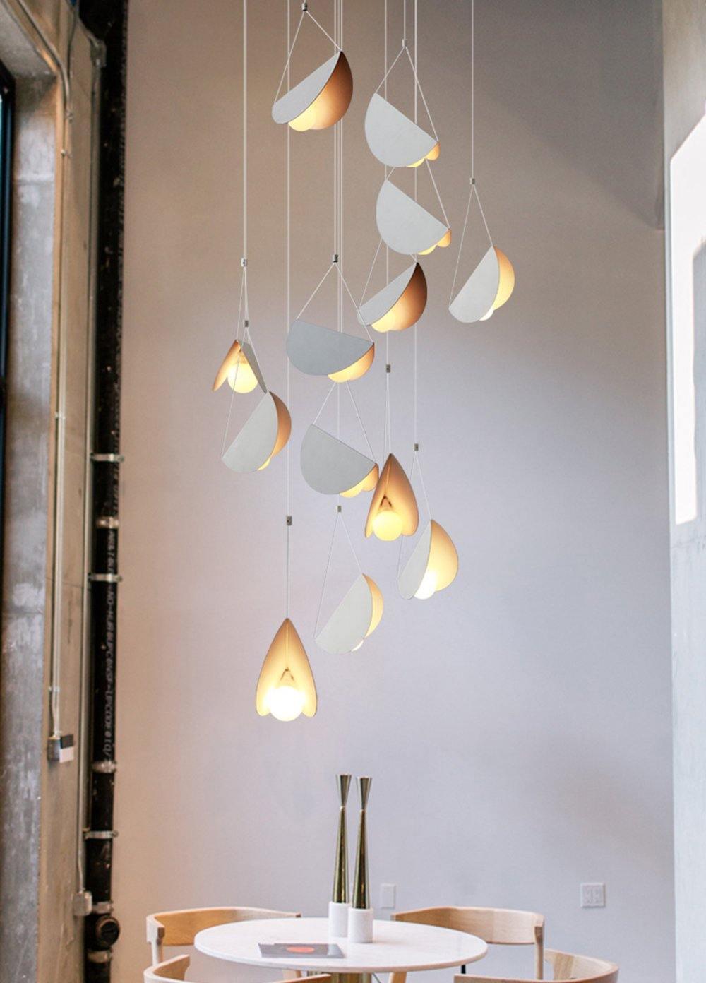 Candeeiro suspenso artístico premium Glider Halten
