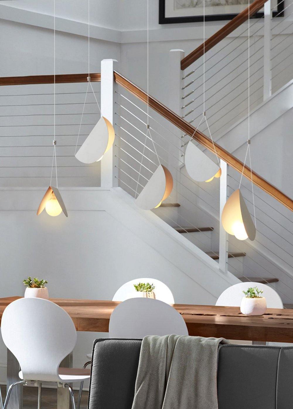 Candeeiro suspenso artístico premium Glider Halten