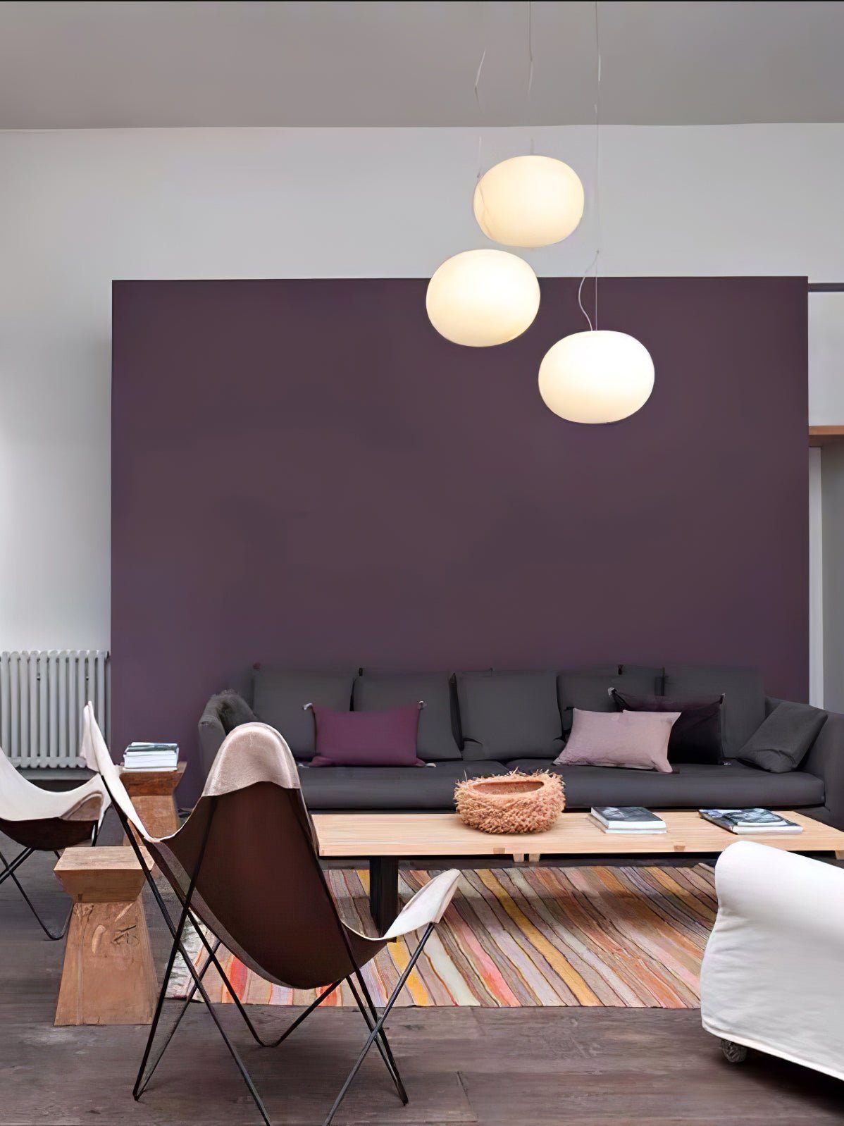 Gysta modern pendellampa i glas