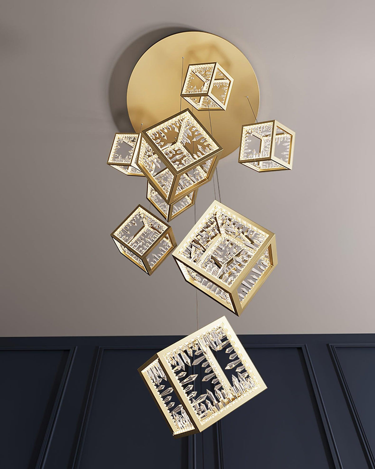 Lattice Chandelier