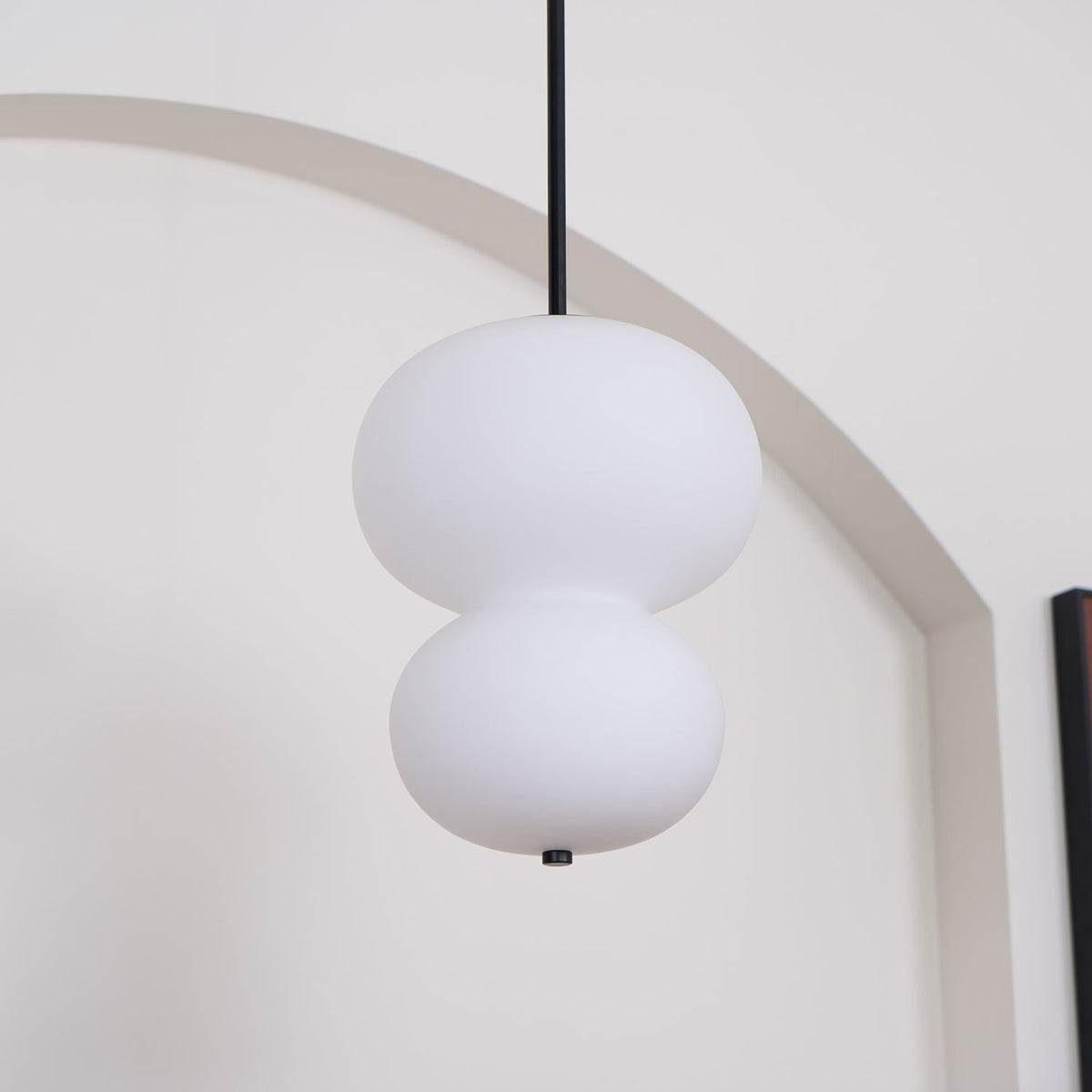 Xalt minimalistisk pendellampe i glas