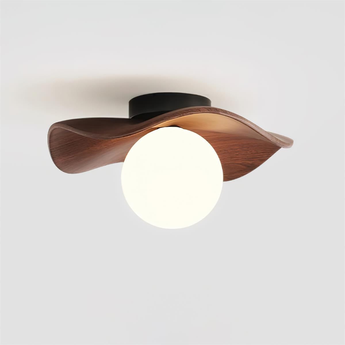 Bølgeformet loftslampe