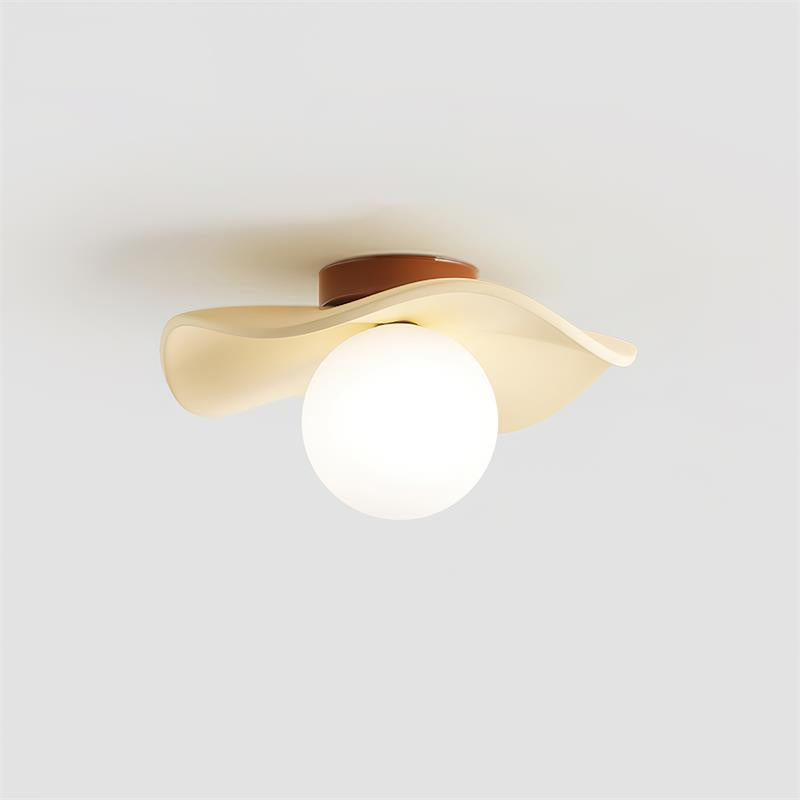 Bølgeformet loftslampe