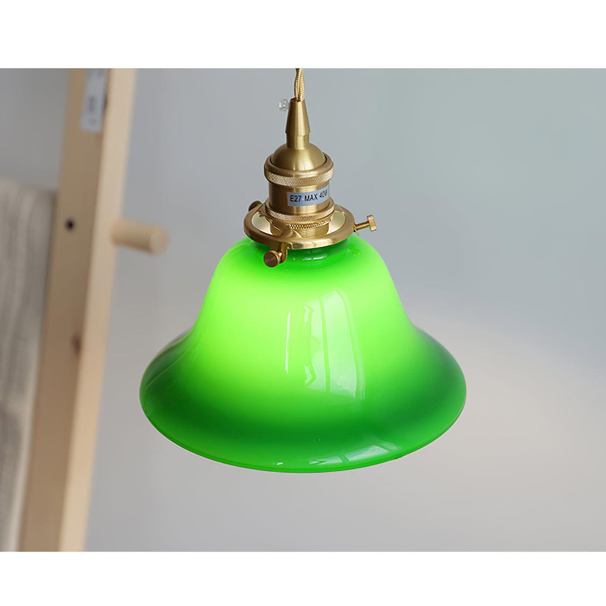 Jovanth retro-pendellampa i mässing